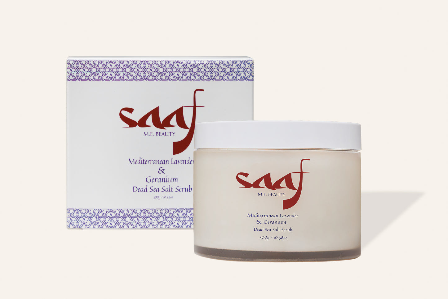 Mediterranean Lavender & Geranium Dead Sea Salt Scrub
